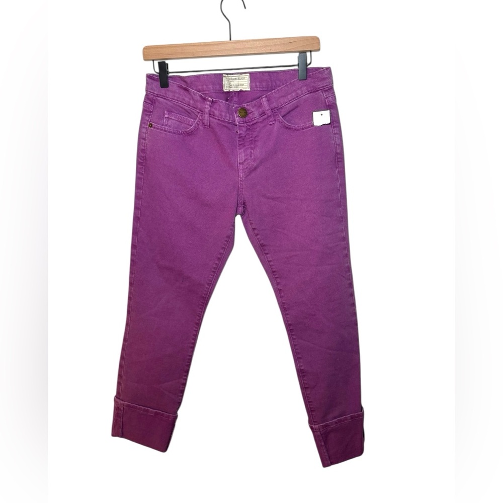 NWT Current/Elliott Purple Beatnik Cuffed‎ Ankle Jeans | Sz 26 (est.)